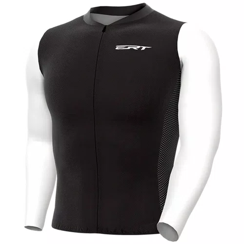 Camisa de Ciclismo ERT Euro Quartzo Negro Manga Longa