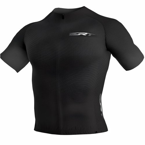 Camisa de Ciclismo ERT New Elite Black Armor Preta