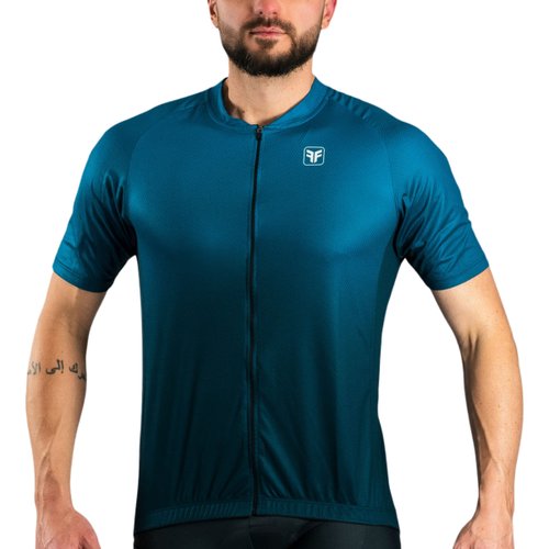 Camisa de Ciclismo Free Force Basic Cobalt Azul Camisa de Ciclismo Free Force Basic Cobalt Azul