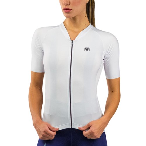 Camisa de Ciclismo Free Force Training Feminina Branca