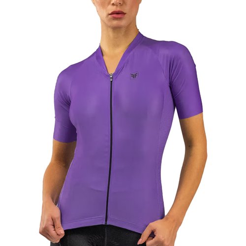 Camisa de Ciclismo Free Force Training Roxa Feminina