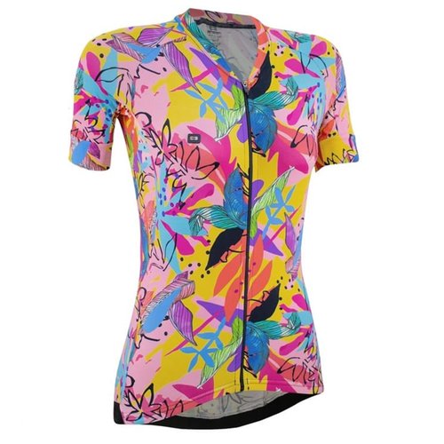 Camisa de Ciclismo Marcio May Funny Premium Feminina Floral