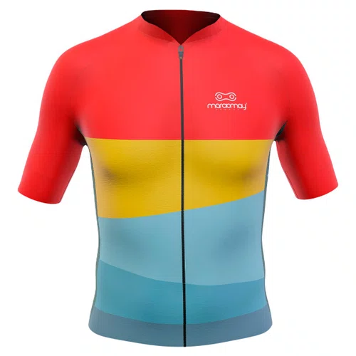 Camisa de Ciclismo Marcio May Genius Vermelha