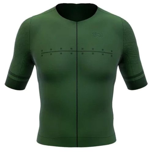Camisa de Ciclismo Marcio May Pro Army Verde