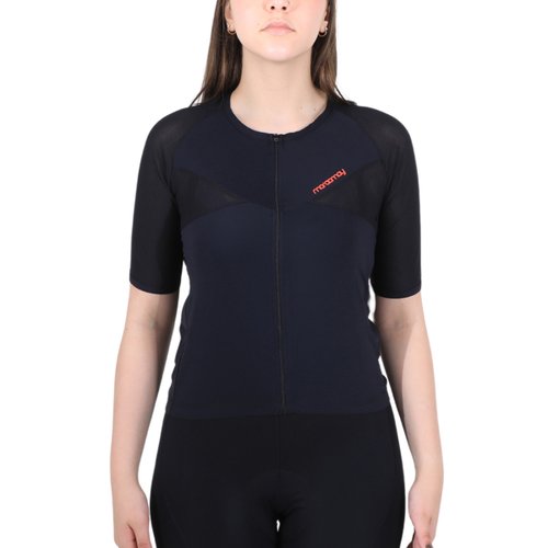 Camisa de Ciclismo Marcio May Race Fast Neon Feminina Preta