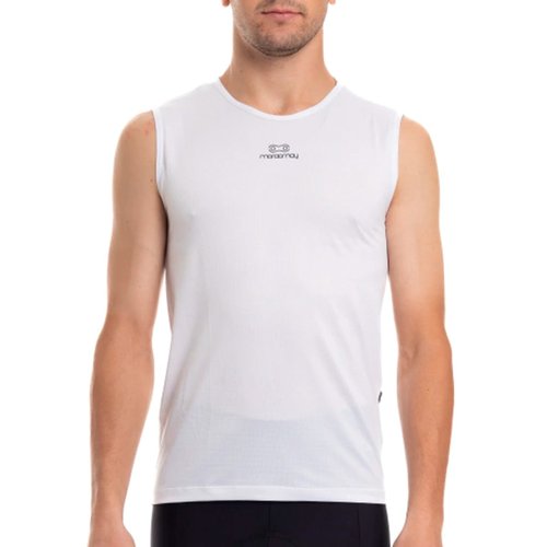 Camisa de Ciclismo Marcio May Segunda Pele Branca Camisa de Ciclismo Marcio May Segunda Pele Branca