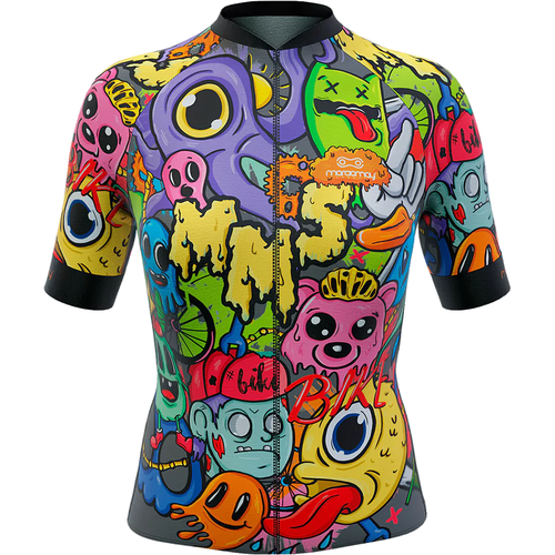 Camisa de Ciclismo Marcio May Sport Monstros Feminina