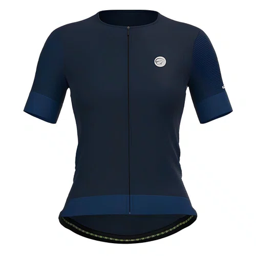 Camisa de Ciclismo Mauro Ribeiro Mesh Feminina Azul