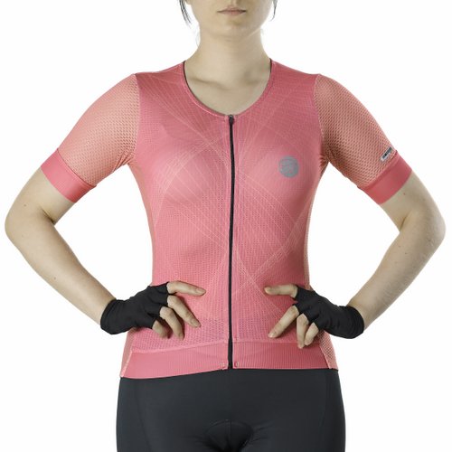 Camisa de Ciclismo Mauro Ribeiro  Proper 2.0 Feminina Rosa