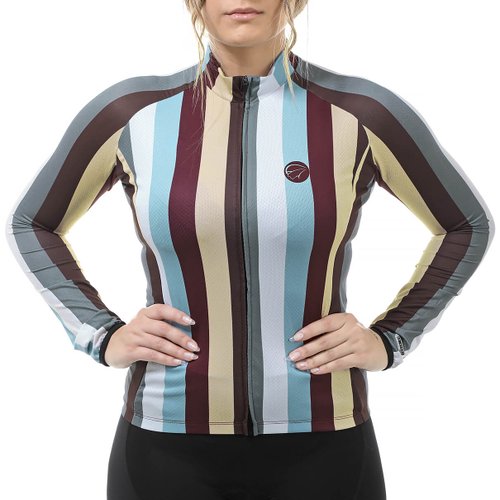 Camisa de Ciclismo Mauro Ribeiro Trace Manga Longa Feminina Camisa de Ciclismo Mauro Ribeiro Trace Manga Longa Feminina