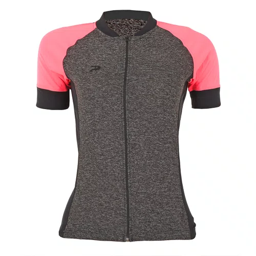 Camisa de Ciclismo Placar Comfort Cinza e Rosa