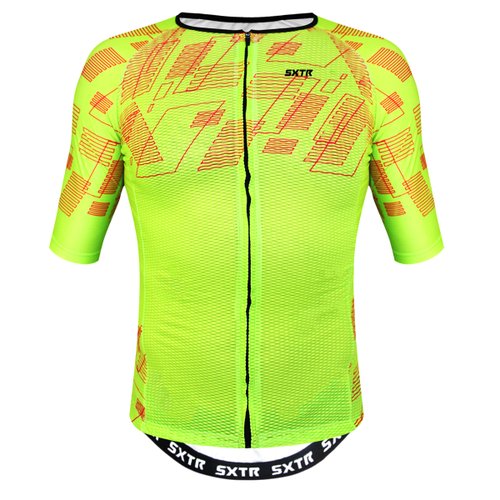 Camisa de Ciclismo SportXtreme Summer Street Amarela e Vermelha
