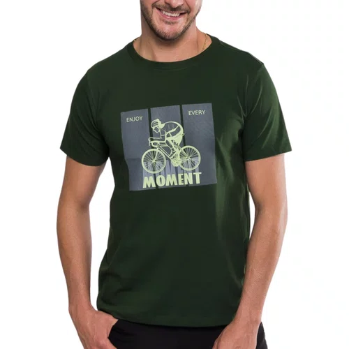 Camiseta Marcio May Enjoy Every Moment Verde Camiseta Marcio May Enjoy Every Moment Verde