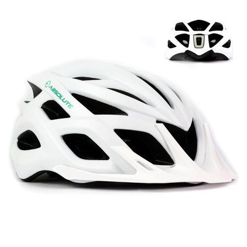 Capacete de Ciclismo Absolute Luna Flash USB Branco