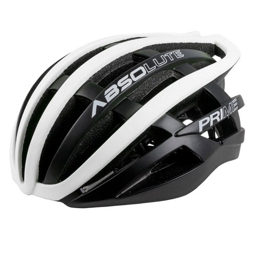 Capacete de Ciclismo Absolute Prime Preto e Branco