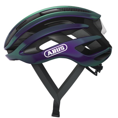 Capacete de Ciclismo Abus Airbreaker Roxo e Preto