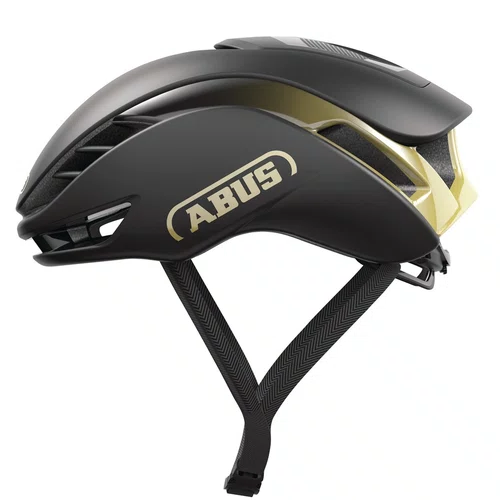 Capacete de Ciclismo Abus Gamechanger 2.0 Preto e Dourado
