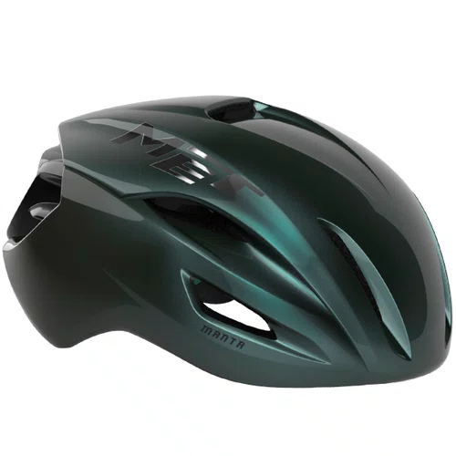 Capacete de Ciclismo Met Manta Mips Hyper Teal Verde