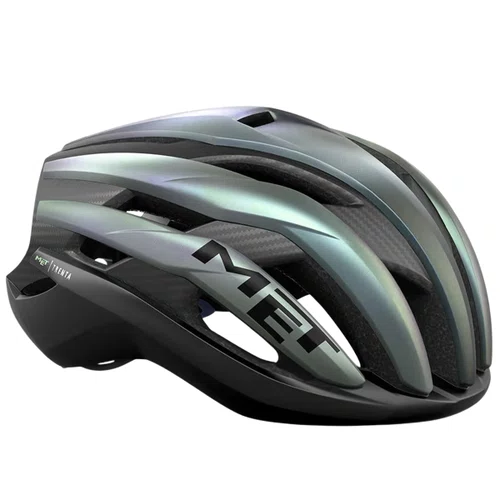Capacete de Ciclismo Met Trenta Carbon 3K Mips Azul