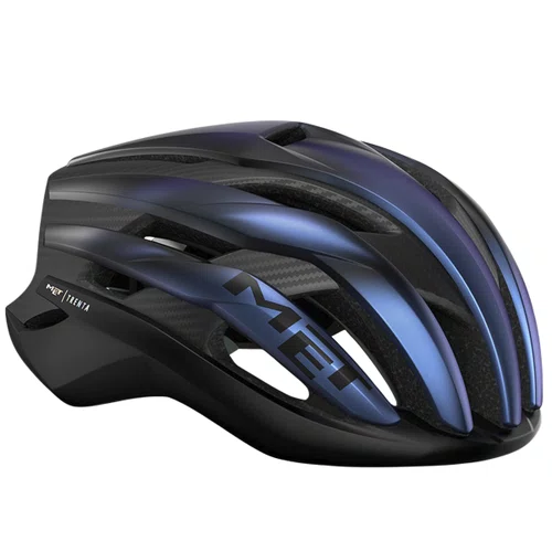 Capacete de Ciclismo Met Trenta Carbon 3K Mips Azul
