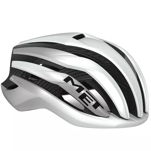 Capacete de Ciclismo Met Trenta Carbon 3K Mips Cinza