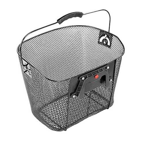 Cesta de Bicicleta Rontek Aluminio Preta