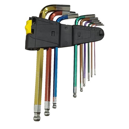 Chave Absolute Hex Colors Allen 9 Peças Chave Absolute Hex Colors Allen 9 Peças