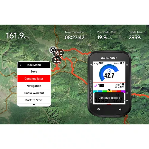 Ciclocomputador com GPS Igpsport BSC200S Bundle II - Bike Point