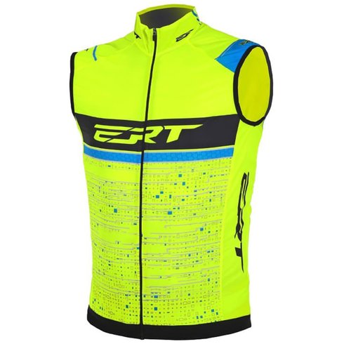 Colete de Ciclismo Corta Vento ERT Team Amarela