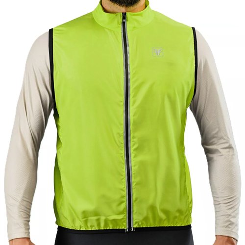 Colete de Ciclismo Corta Vento Free Force Classic Verde