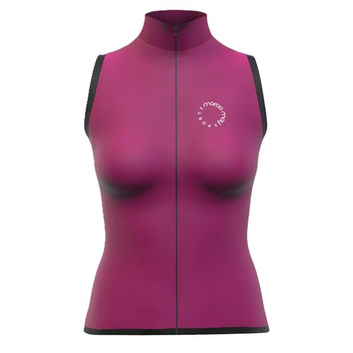 Colete de Ciclismo Corta Vento Marcio May New Race Roxo Feminino