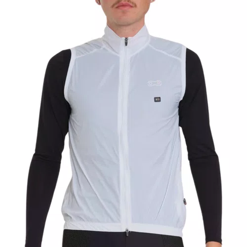 Colete de Ciclismo Crota Vento Marcio May Pro II Branco