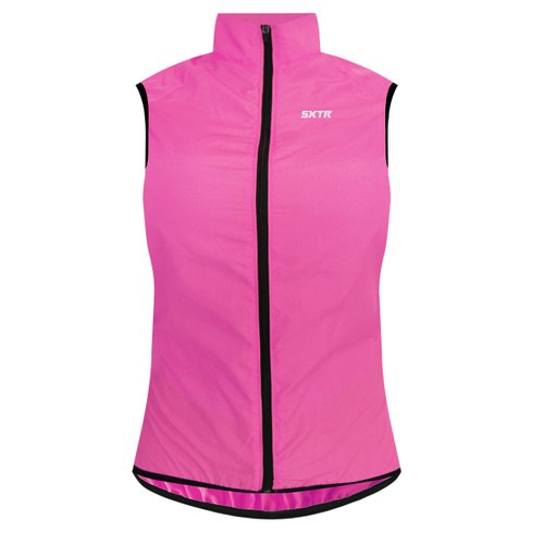 Colete de Ciclismo Corta Vento SportXtreme Wind Pro Feminino Rosa
