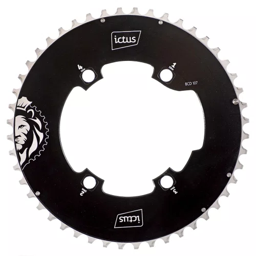 Coroa de Bicicleta Ictus Aero Sram Rival BCD 107 52T