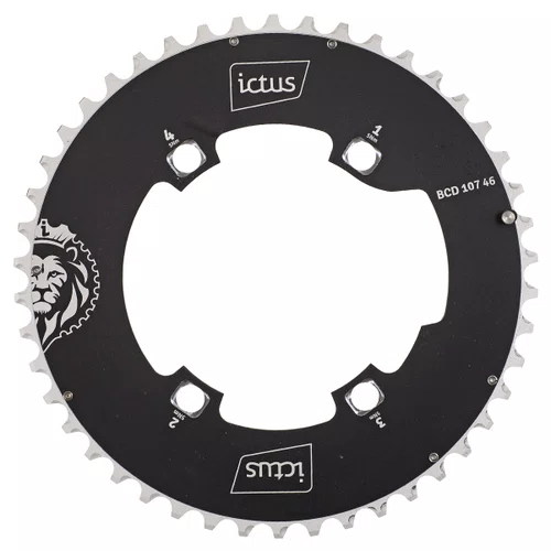 Coroa de Bicicleta Ictus Aero Sram Force 46T