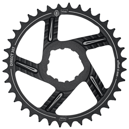 Coroa de Bicicleta Ictus Direct Mount 6mm 36T Coroa de Bicicleta Ictus Direct Mount 6mm 36T