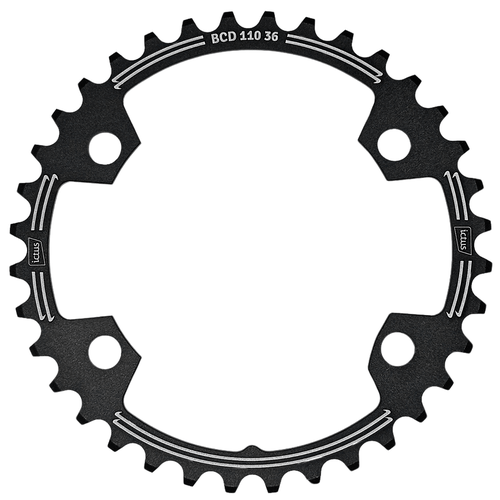 Coroa de Bicicleta Ictus 110 BCD Assimétrica Index. 36T