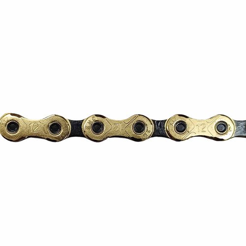 Corrente de Bicicleta KMC X-12 TI-N Gold 12 vel 126 Elos