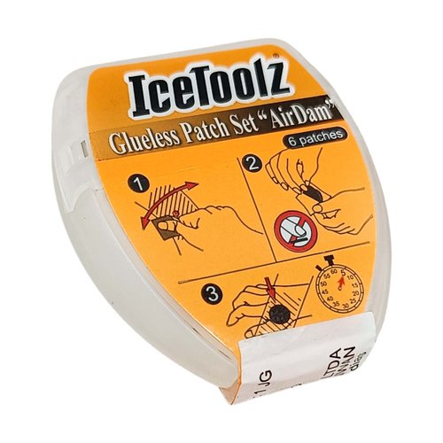 Remendo para Câmara Ar Ice Toolz Airdam Autocolante 6 Unidades