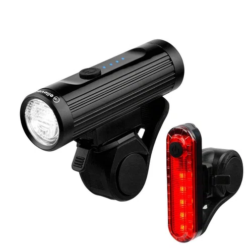 Farol de Bicicleta Elleven Super USB 700 Lúmens + Sinalizador USB 20 Lúmens