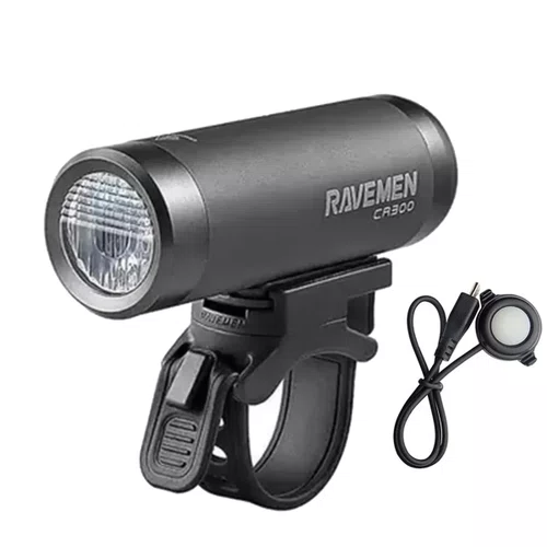 Farol de Bicicleta Ravemen CR300 USB 300 Lúmens