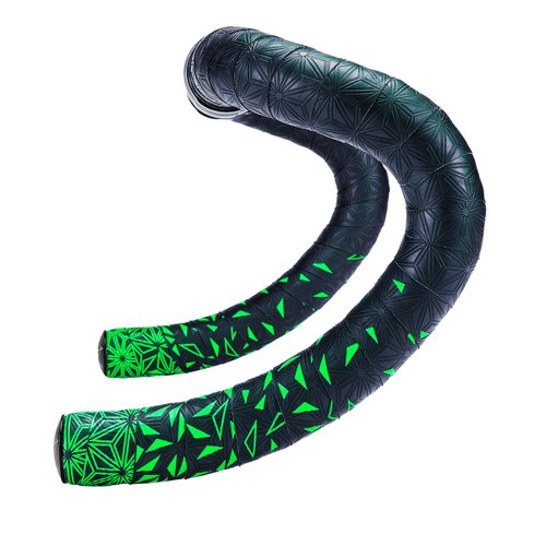 Fita Guidão de Bicicleta Supacaz Star Fade Verde Neon