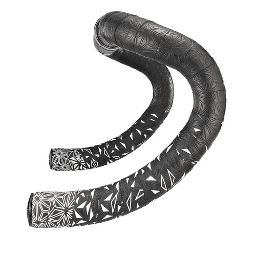 Fita Guidão de Bicicleta Supacaz Super Sticky Kush Star Fade White Fita Guidão de Bicicleta Supacaz Super Sticky Kush Star Fade White