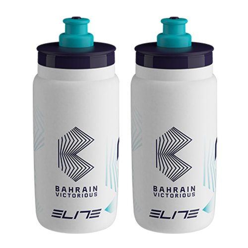 Garrafa de Ciclismo Elite Fly Bahrain Victorious 550ml 2 Unidades