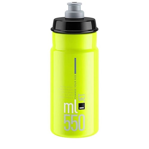 Garrafa de Ciclismo Elite Fly Jet Amarelo 550ml