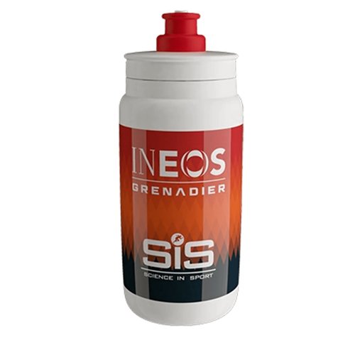 Garrafa de Ciclismo Elite Fly Tex Ineos Grenadier Branca 550ml