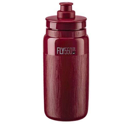 Garrafa de Ciclismo Elite Fly Tex Vermelha 550ml