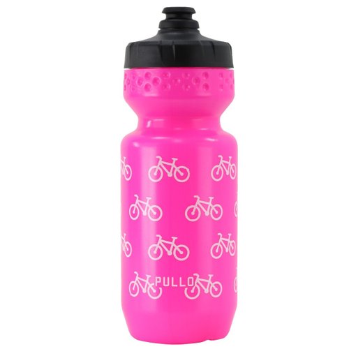 Garrafa de Ciclismo Hupi Pullo Bike Rosa 600ml