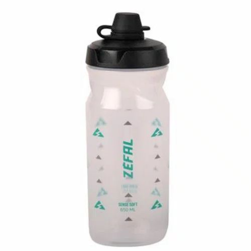 Garrafa de Ciclismo Zefal Sense Soft 650ml Branca