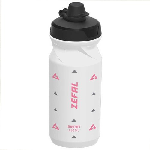 Garrafa de Ciclismo Zefal Sense Soft Branca 650ml